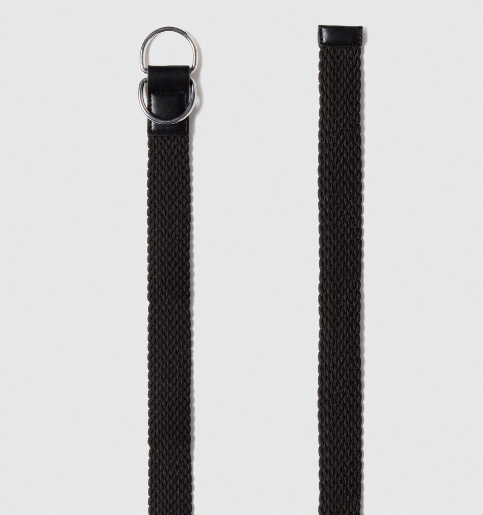 Ribbon belt - men's belts - Black | Sisley image number 2